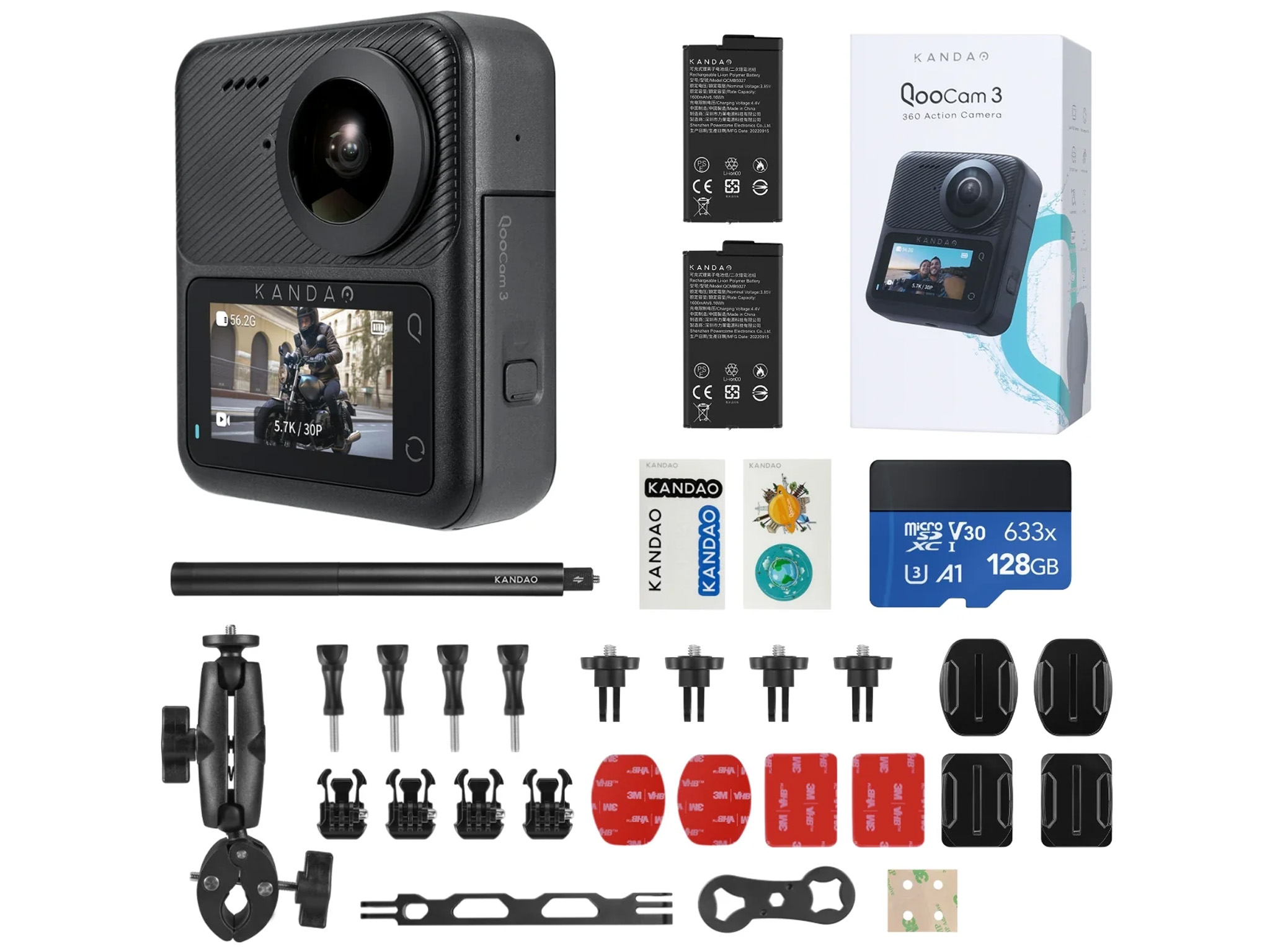 kandao-qoocam-3-motorcycle-kit